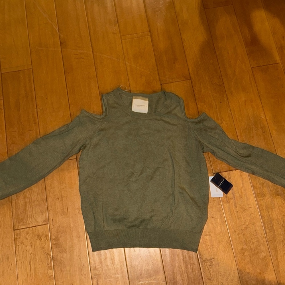 open shoulder long sleeve
